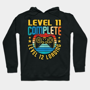 Level 11 Complete Level 12 Loading 11th Birthday Video Gamer Hoodie